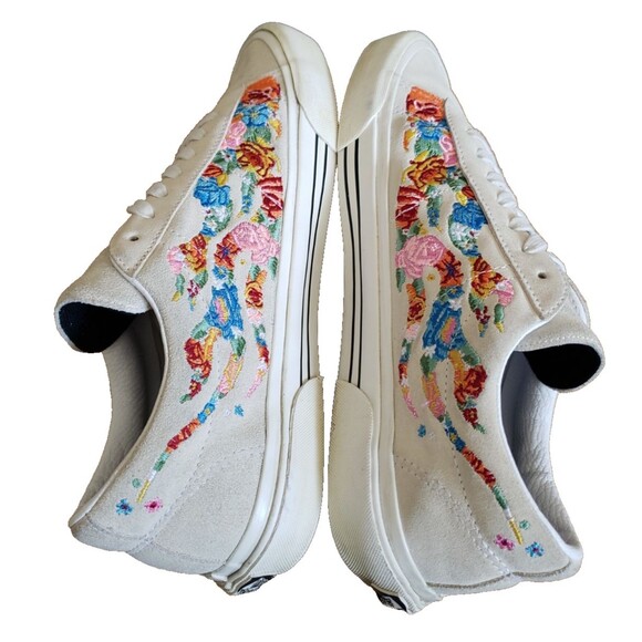 Vans Sid Dx Anaheim Factory Flower Flame True White Men’s Size 10.5 WOM Sz 12 - Picture 9 of 11